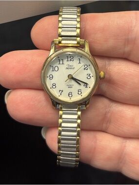 Timex Ladies Two-Tone Watch - Gold & Silver